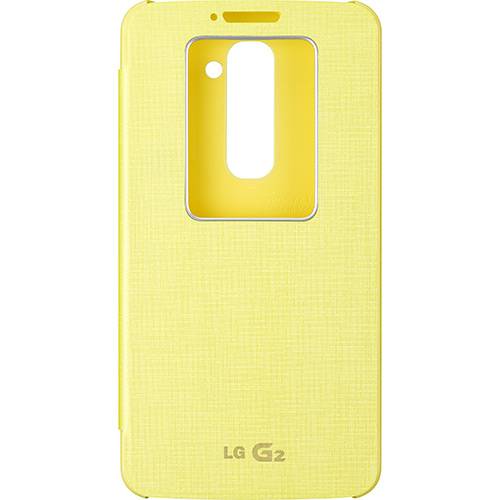 Tamanhos, Medidas e Dimensões do produto Capa Protetora Quick Window Amarelo Optimus G2 - LG