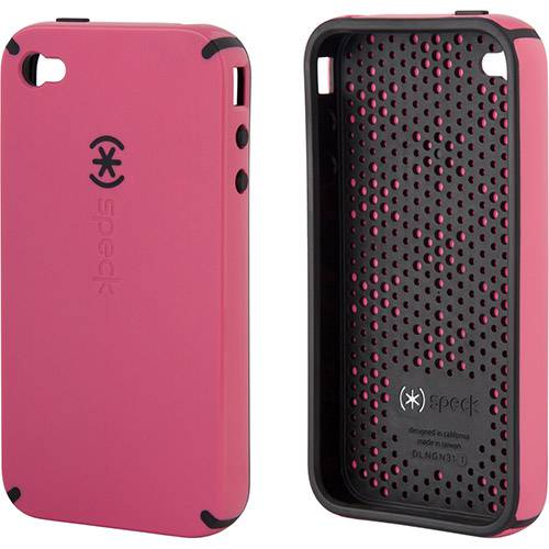 Tamanhos, Medidas e Dimensões do produto Capa Rígida para IPhone 4 - CandyShell - Rosa - Speck