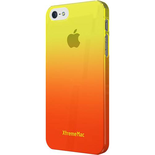 Tamanhos, Medidas e Dimensões do produto Capa Rígida Xtrememac para IPhone 5 Fade Laranja e Amarela