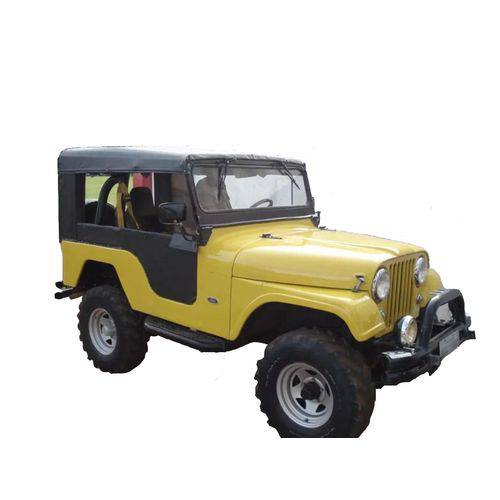 Tamanhos, Medidas e Dimensões do produto Capota Jeep Willys 57 em Diante 4 Cortinas