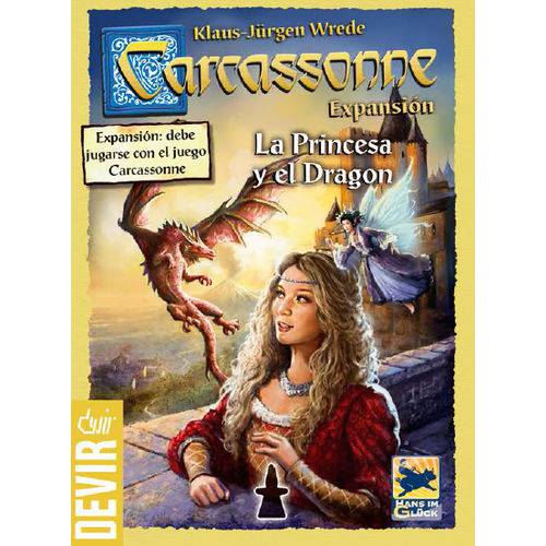 Tamanhos, Medidas e Dimensões do produto Carcassonne Princesa e o Dragão Expansão 2ª Edição