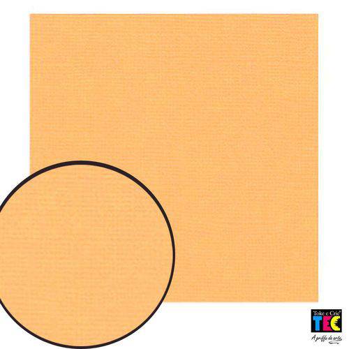 Tamanhos, Medidas e Dimensões do produto Cardstock Texturizado Toke e Crie Amarelo Canário - 9696 - Pcar034