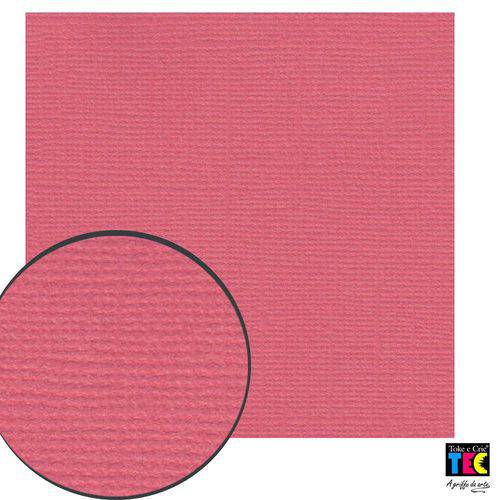 Tamanhos, Medidas e Dimensões do produto Cardstock Texturizado Toke e Crie Rosa Violeta - 14842 - Pcar411