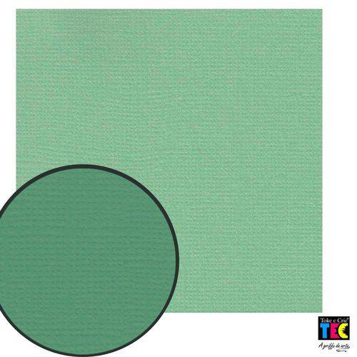 Tamanhos, Medidas e Dimensões do produto Cardstock Texturizado Toke e Crie Verde Água - 14838 - Pcar407