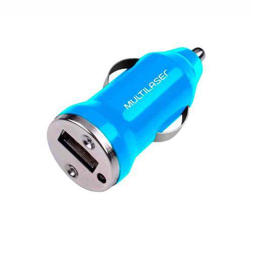 Tamanhos, Medidas e Dimensões do produto Carregador Automotivo USB Smartogo Multilaser - CB107 Azul