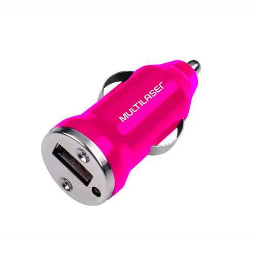 Tamanhos, Medidas e Dimensões do produto Carregador Automotivo USB Smartogo Multilaser - CB107 Rosa