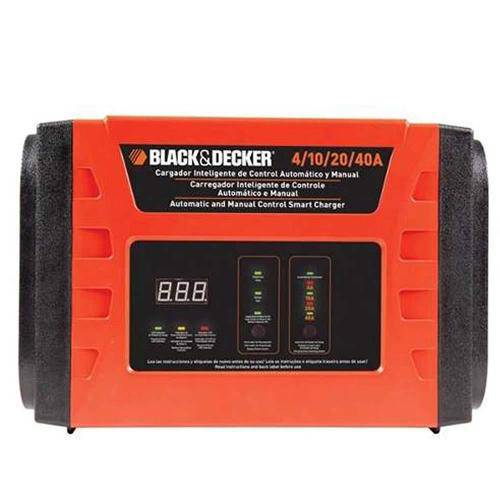 Tamanhos, Medidas e Dimensões do produto Carregador de Bateria Inteligente Black+Decker Bc40 127v 40 Ampares Led