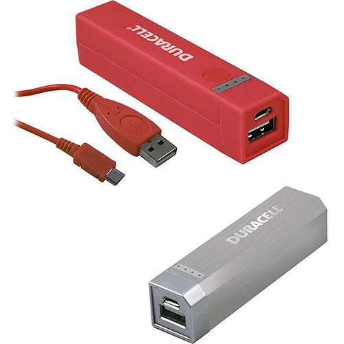 Tamanhos, Medidas e Dimensões do produto Carregador Portátil Duracell com Cabo USB/Micro 2600Ma