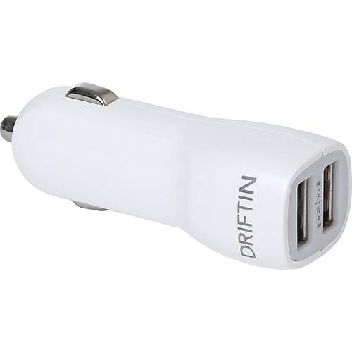 Tamanhos, Medidas e Dimensões do produto Carregador Veicular Driftin Universal USB Branco