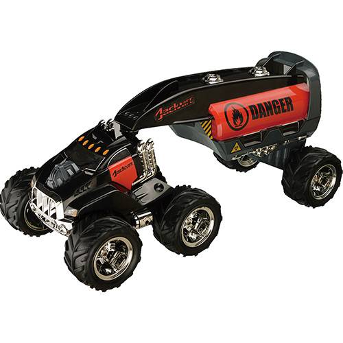 Tamanhos, Medidas e Dimensões do produto Carrinho Controle Remoto Jacknife R/C Vermelho - Multilaser