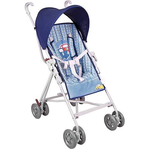 Tamanhos, Medidas e Dimensões do produto Carrinho de Bebê Passeio Hercules Stock Car Azul