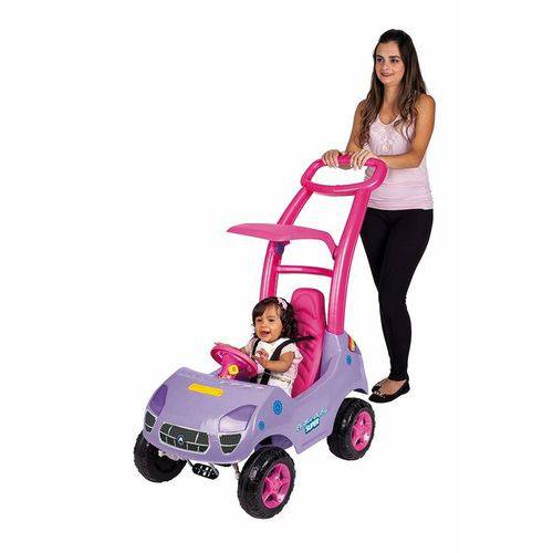 Tamanhos, Medidas e Dimensões do produto Carrinho de EmpurrarRoller Baby Super Estofado Pedal Rosa Magic Toys