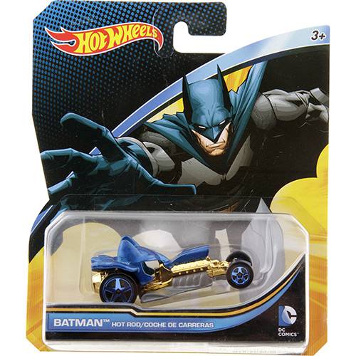Tamanhos, Medidas e Dimensões do produto Carrinho Hot Wheels Batman Hot Rod - Mattel