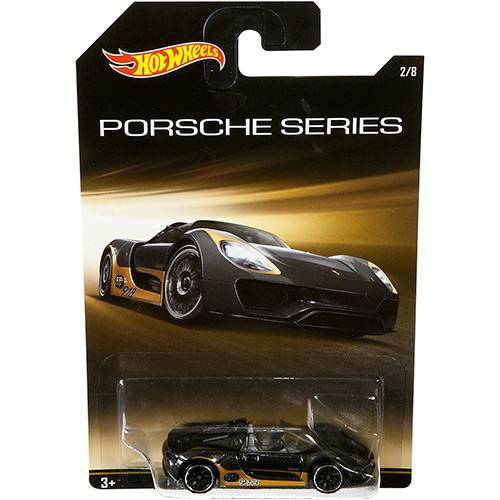 Tamanhos, Medidas e Dimensões do produto Carrinho Hot Wheels Porsche 918 - Mattel