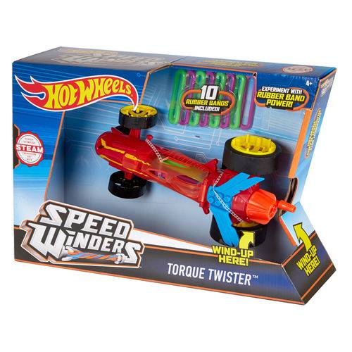 Tamanhos, Medidas e Dimensões do produto Carrinho Hot Wheels - Speed Winders - Torque Twister - Vermelho - Mattel