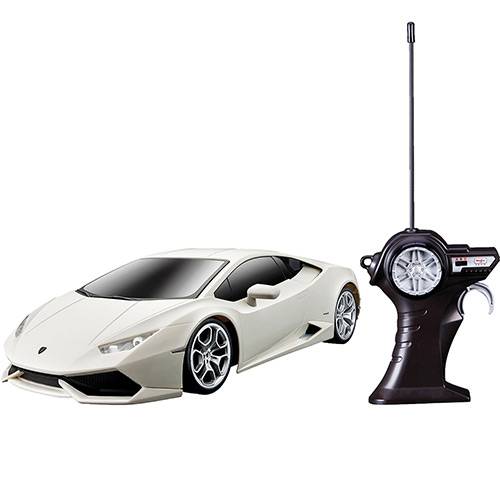 Tamanhos, Medidas e Dimensões do produto Carrinho Lamborghini com Controle Remoto 1:14 Branco - Maisto