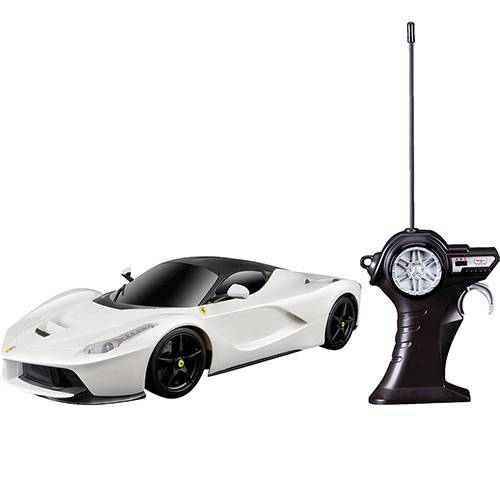 Tamanhos, Medidas e Dimensões do produto Carrinho New Ferrari com Controle Remoto 1:14 Branco - Maisto