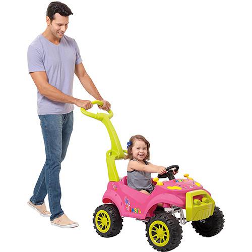 Tamanhos, Medidas e Dimensões do produto Carrinho Smart Passeio e Pedal Rosa - Brinquedos Bandeirante