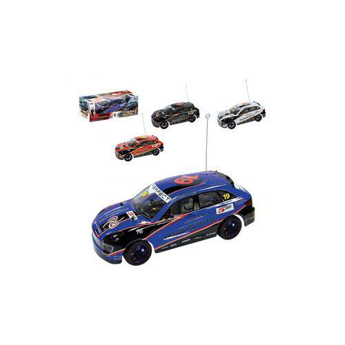 Tamanhos, Medidas e Dimensões do produto Carro Controle Remoto Hot Racing com 7 Funções de Comando e Bateria Recarregavel Azul