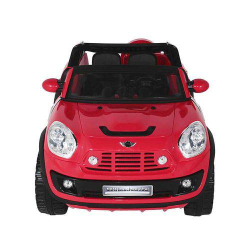 Tamanhos, Medidas e Dimensões do produto Carro Infantil Elétrico Mini Cooper Bmw 2 Lugares Controle Remoto Vermelho