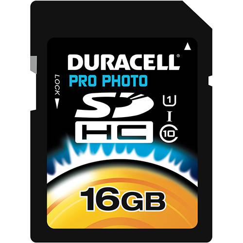 Tamanhos, Medidas e Dimensões do produto Cartão de Memória Duracell Class 10 16GB