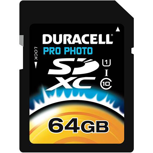 Tamanhos, Medidas e Dimensões do produto Cartão de Memória Duracell Class 10 64GB