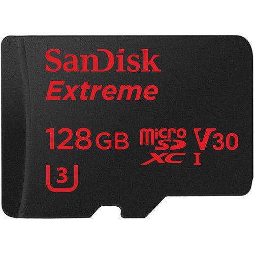 Tamanhos, Medidas e Dimensões do produto Cartão de Memória Micro Sd 128gb 90mb/S Extreme 4k Uhd V30 com Adaptador Sd - Sandisk