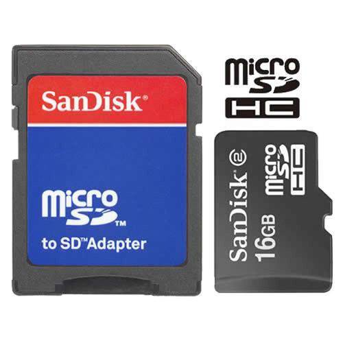 Tamanhos, Medidas e Dimensões do produto Cartão de Memória Microsd 16gb Secure Digital Card (Sdsdq-016g-B35a) - Sandisk