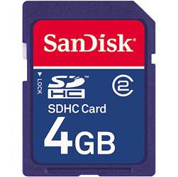 Tamanhos, Medidas e Dimensões do produto Cartão de Memória SD 4GB - Sandisk