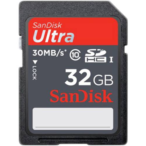 Tamanhos, Medidas e Dimensões do produto Cartão SD Sandisk Ultra UHS-I Classe 10 32GB