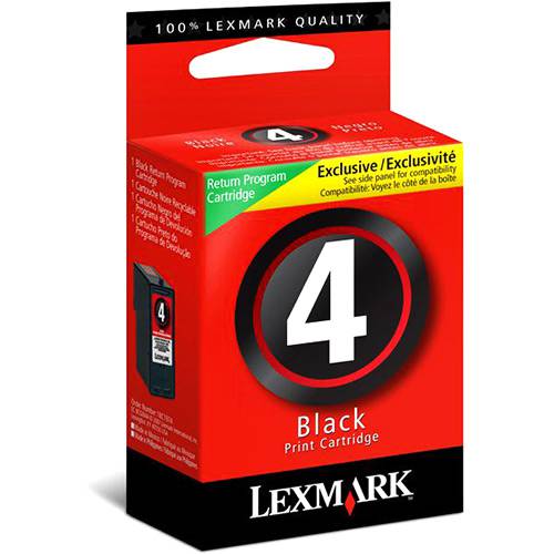 Tamanhos, Medidas e Dimensões do produto Cartucho Black 4 P/ X2690 e X4690 - Lexmark