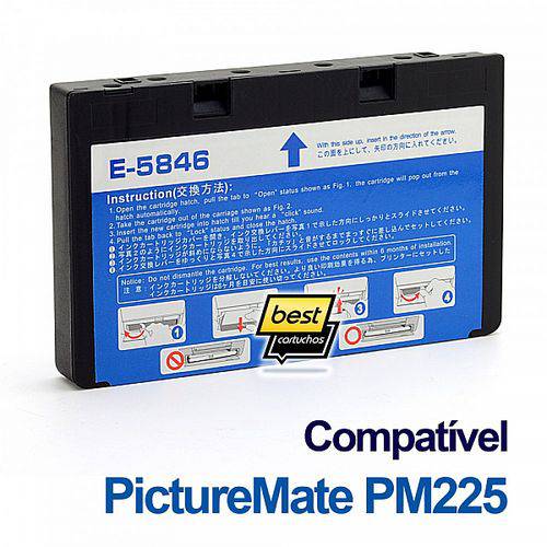Tamanhos, Medidas e Dimensões do produto Cartucho Compatível Epson Picturemate Pm 225 T-5846