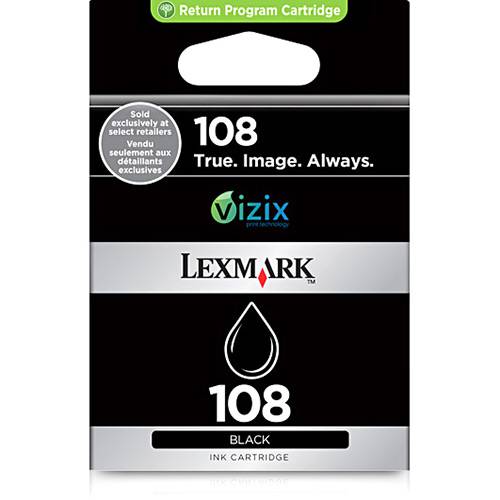 Tamanhos, Medidas e Dimensões do produto Cartucho de Tinta 108 - Preto - Lexmark