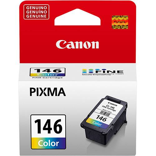 Tamanhos, Medidas e Dimensões do produto Cartucho de Tinta Canon Cl-146 Colorido