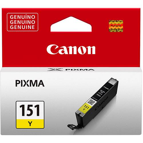 Tamanhos, Medidas e Dimensões do produto Cartucho de Tinta Canon Cli-151 Amarelo