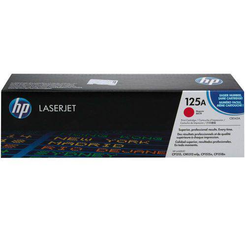 Tamanhos, Medidas e Dimensões do produto Cartucho Toner para HP Laserjet Magenta CB543A HP CX 1 UN