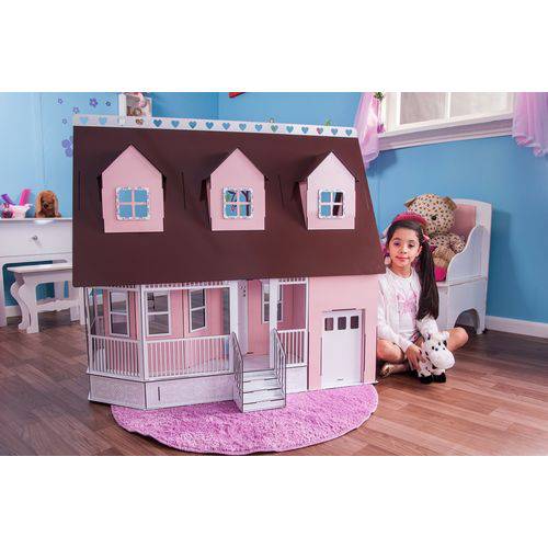 Tamanhos, Medidas e Dimensões do produto Casa de Bonecas Escala Barbie Modelo Victoria Princesa - Darama