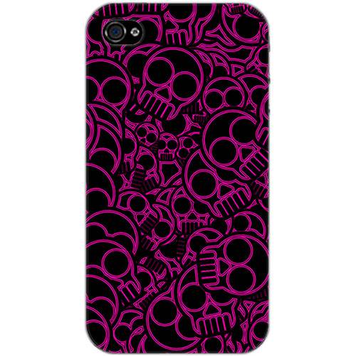 Tamanhos, Medidas e Dimensões do produto Case Apple IPhone 4/4S - Neon Skulls - Custom4U