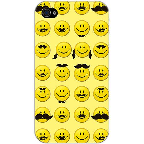 Tamanhos, Medidas e Dimensões do produto Case Apple IPhone 4/4S - Smile Mustaches - Custom4U