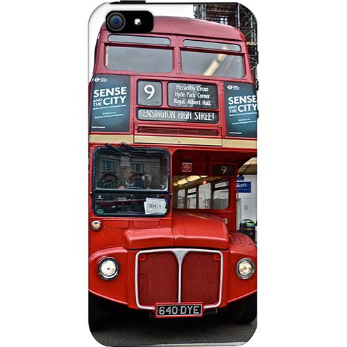 Tamanhos, Medidas e Dimensões do produto Case Apple IPhone 5 London Bus Custom4U Vermelha