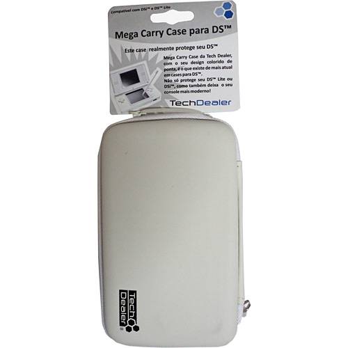Tamanhos, Medidas e Dimensões do produto Case P/ Nintendo DS/DSi Mega Carry - Branco - Tech Dealer