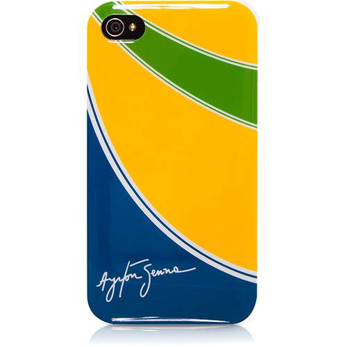 Tamanhos, Medidas e Dimensões do produto Case para IPhone 4/4s Ayrton Senna Capacete - IKase