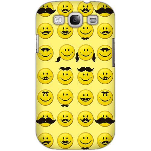 Tamanhos, Medidas e Dimensões do produto Case Samsung Galaxy S III Custom4U Smile Mustaches