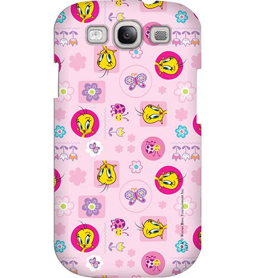 Tamanhos, Medidas e Dimensões do produto Case Samsung Galaxy SIII Warner Bros Pink Tweety Custom4U Rosa
