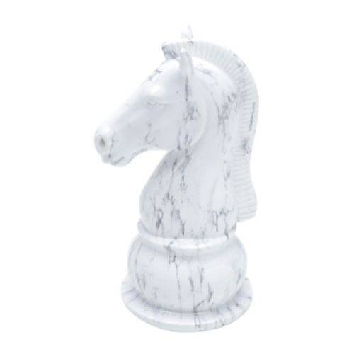 Tamanhos, Medidas e Dimensões do produto Cavalo Decorativo de Poliresina Marfim 3860 - Lyor