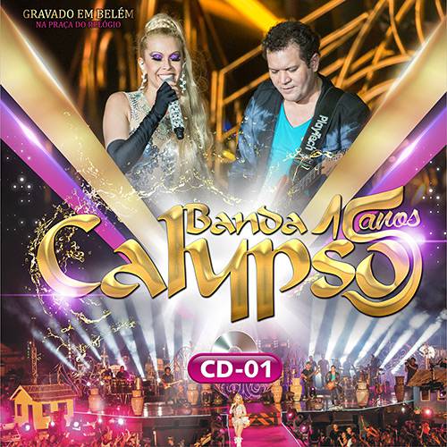 Tamanhos, Medidas e Dimensões do produto CD - Banda Calypso - 15 Anos - ao Vivo Gravado em Belem na Praça do Relógio (CD 1)