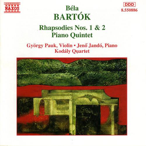 Tamanhos, Medidas e Dimensões do produto CD Bartók - Rhapsodies Nos. 1 & 2 - Piano Quintet