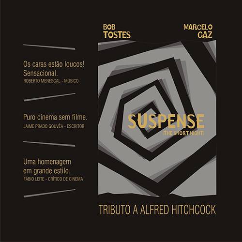 Tamanhos, Medidas e Dimensões do produto CD Bob Tostes & Marcelo Gaz - Suspense