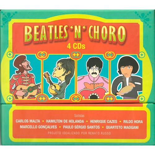 Tamanhos, Medidas e Dimensões do produto CD - Box Beatles 'n' Choro (4 CDs)