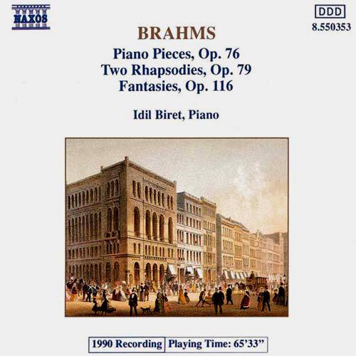 Tamanhos, Medidas e Dimensões do produto CD Brahms - Klavierstücke Ops. 76, 79 & 116